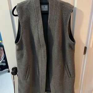 Dudley Stephens Grey Fleece Vest jacket size L. Perfect Condition